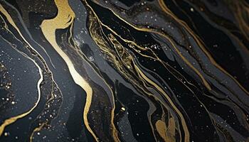 AI generated Abstract marbled effect on wet paper creates artistic wave generated by AI photo