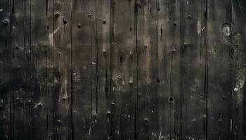 AI generated Weathered wood plank backdrop creates rustic, abstract pattern generated by AI photo