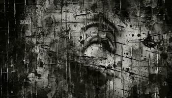 AI generated Abstract, dirty, old, grunge, damaged, stained, rusty, weathered generated by AI photo