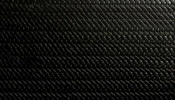 AI generated Abstract metal design in a row, shiny striped backdrop generated by AI photo