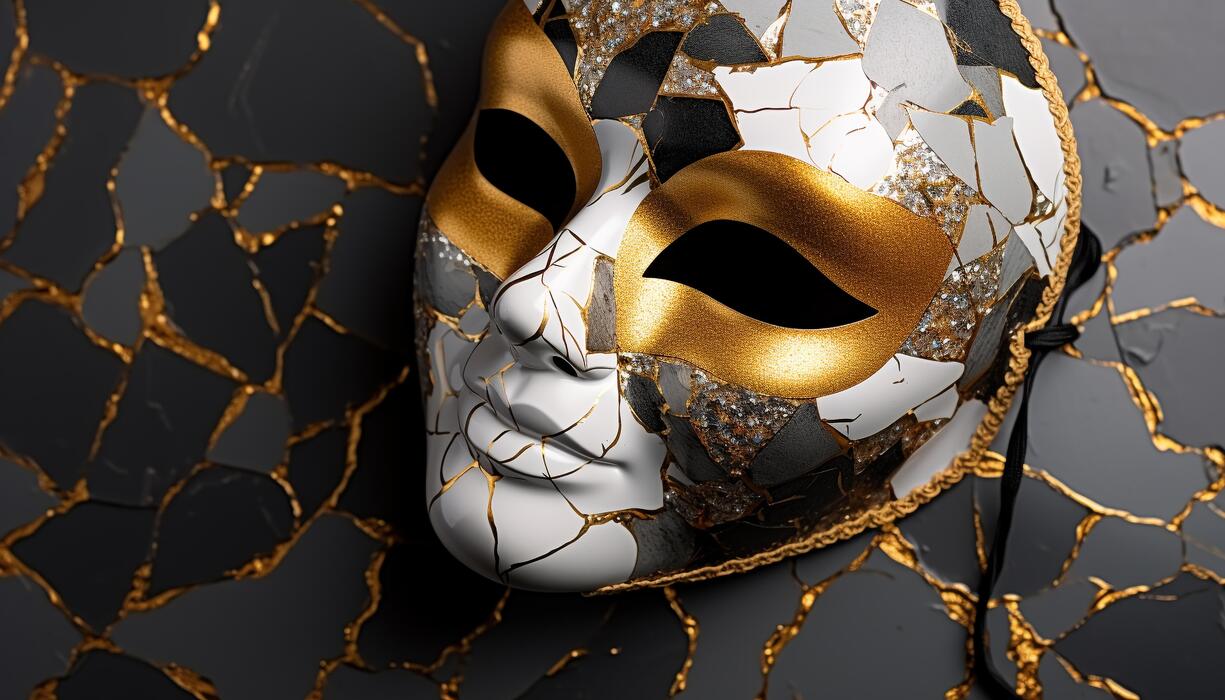 Gold Mask Stock Photos, Images and Backgrounds for Free Download