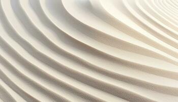 AI generated Abstract wave pattern on sand dune backdrop generated by AI photo