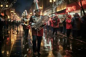 AI generated Christmas Parades - Generative AI photo