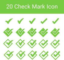 Check Mark, Valid, Yes, Confirmation, Okey, Positive checked, confirm, Acceptance in checklist, icon set vector