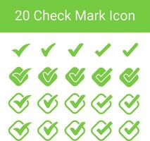 Check Mark, Valid, Yes, Confirmation, Okey, Positive checked, confirm, Acceptance in checklist, icon set vector