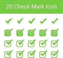 Check Mark, Valid, Yes, Confirmation, Okey, Positive checked, confirm, Acceptance in checklist, icon set vector