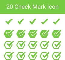 Check Mark, Valid, Yes, Confirmation, Okey, Positive checked, confirm, Acceptance in checklist, icon set vector