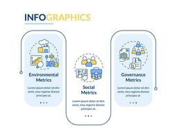 2D climate metrics vector infographics template, data visualization with 3 steps, process timeline chart.