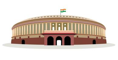 parlamento de India vector ilustración