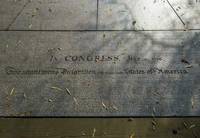 Washington, corriente continua, Estados Unidos - 16.12.2023 constitución jardines parque en céntrico Washington. foto