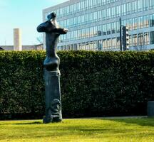 Washington DC, US - 12.16.2023 Sculpture at the in the Hirshhorn Museum and Sculpture Garden on Independence Avenue and Seventh Street SW photo