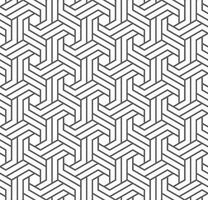 Seamless abstract geometric pattern in a modern style vector