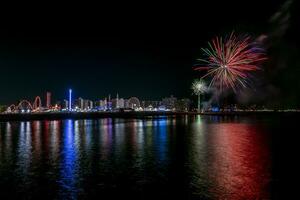 Coney Island at Night photo