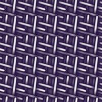 Abstract backdrop texture of intertwined luminous elements in trendy dark purple. Knitted 3D effect vector