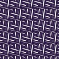 Abstract backdrop texture of intertwined luminous elements in trendy dark purple. Knitted 3D effect vector