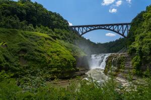 Letchworth State Park Upper Falls photo