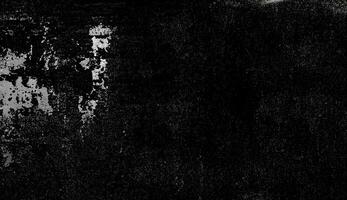 Dark grunge urban texture. Distressed overlay texture. Grunge background. Abstract obvious dark worn textured effect. Vector Illustration. Black isolated on white. photo