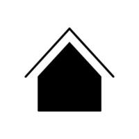 Home icon vector. House illustration sign. Cottage symbol. Hut logo. vector