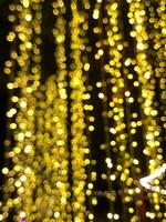 Abstract circular bokeh background of christmas tree lights. photo