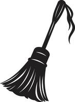 Witchs Broomstick SpectacularBroomstick Whirlwind on Halloween Night vector