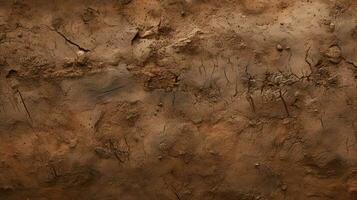 AI generated Mud Textures background photo