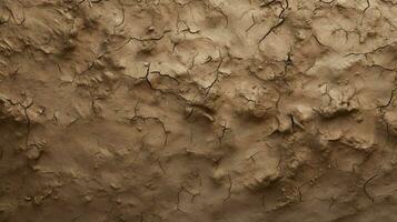 AI generated Mud Textures background photo