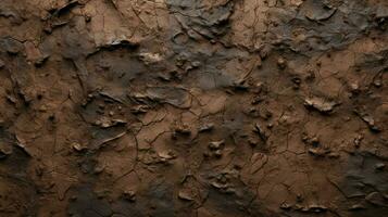 AI generated Mud Textures background photo