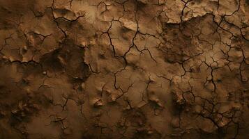 AI generated Mud Textures background photo