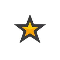 AI generated Hybrid electric car filled colorful logo. Elegance business value. Star simple icon. High-quality service. Design element. Ai art for corporate branding, website vector