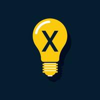 AI generated Innovative crypto solutions filled colorful initial logo idea. Crypto innovation insights. Letters inside light bulb shape. Graphic design vector