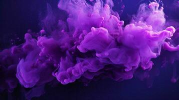 AI generated Purple color splash background photo