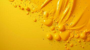 AI generated Mustard high quality background photo