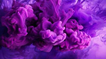 AI generated Purple color splash background photo