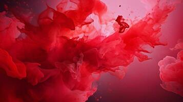 AI generated Ruby color splash background photo