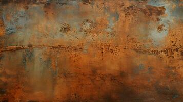 AI generated Rust Textures background photo