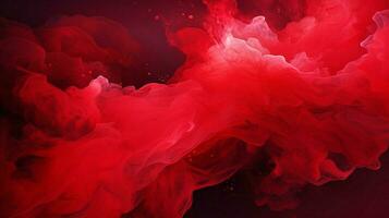 AI generated Ruby color splash background photo
