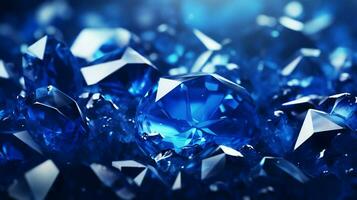 AI generated Sapphire soft background photo