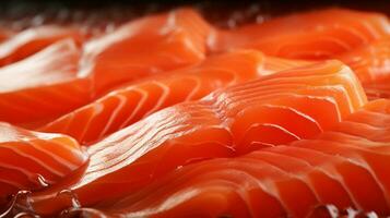 AI generated Salmon soft background photo