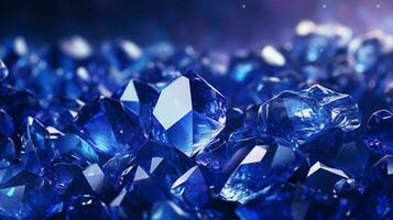 AI generated Sapphire soft background photo