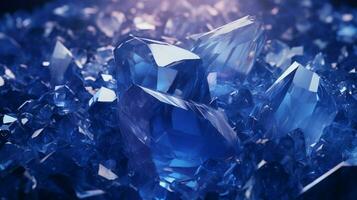 AI generated Sapphire soft background photo