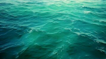 AI generated Sea green background photo