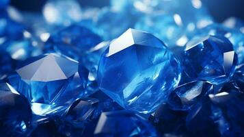 AI generated Sapphire soft background photo