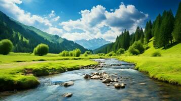 ai generado naturaleza paisajes antecedentes foto