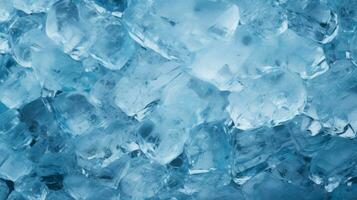 AI generated Ice Textures background photo