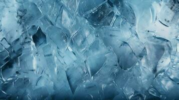 AI generated Ice Textures background photo