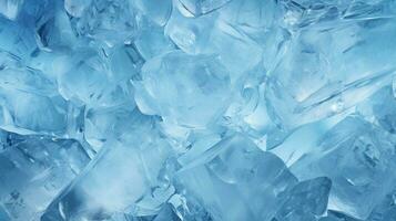 AI generated Ice Textures background photo