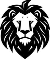 Lion, Minimalist and Simple Silhouette - Vector illustration