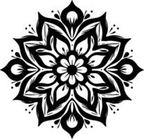 Mandala - Minimalist and Flat Logo - Vector illustration