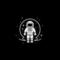 Space, Minimalist and Simple Silhouette - Vector illustration