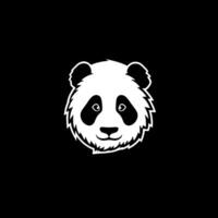 panda, minimalista y sencillo silueta - vector ilustración